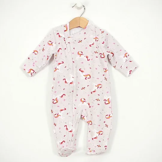 Baby-Schlafoverall "Einhörner"