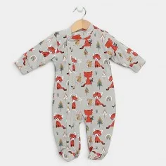 Baby-Schlafoverall Füchse -...