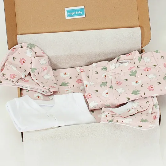Geschenkset "Rosa Vögelein"