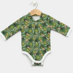 Langarmbody "Papageien"