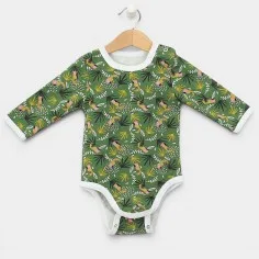 Langarmbody "Papageien" 2