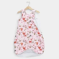 Winterschlafsack Rehe rosa 2